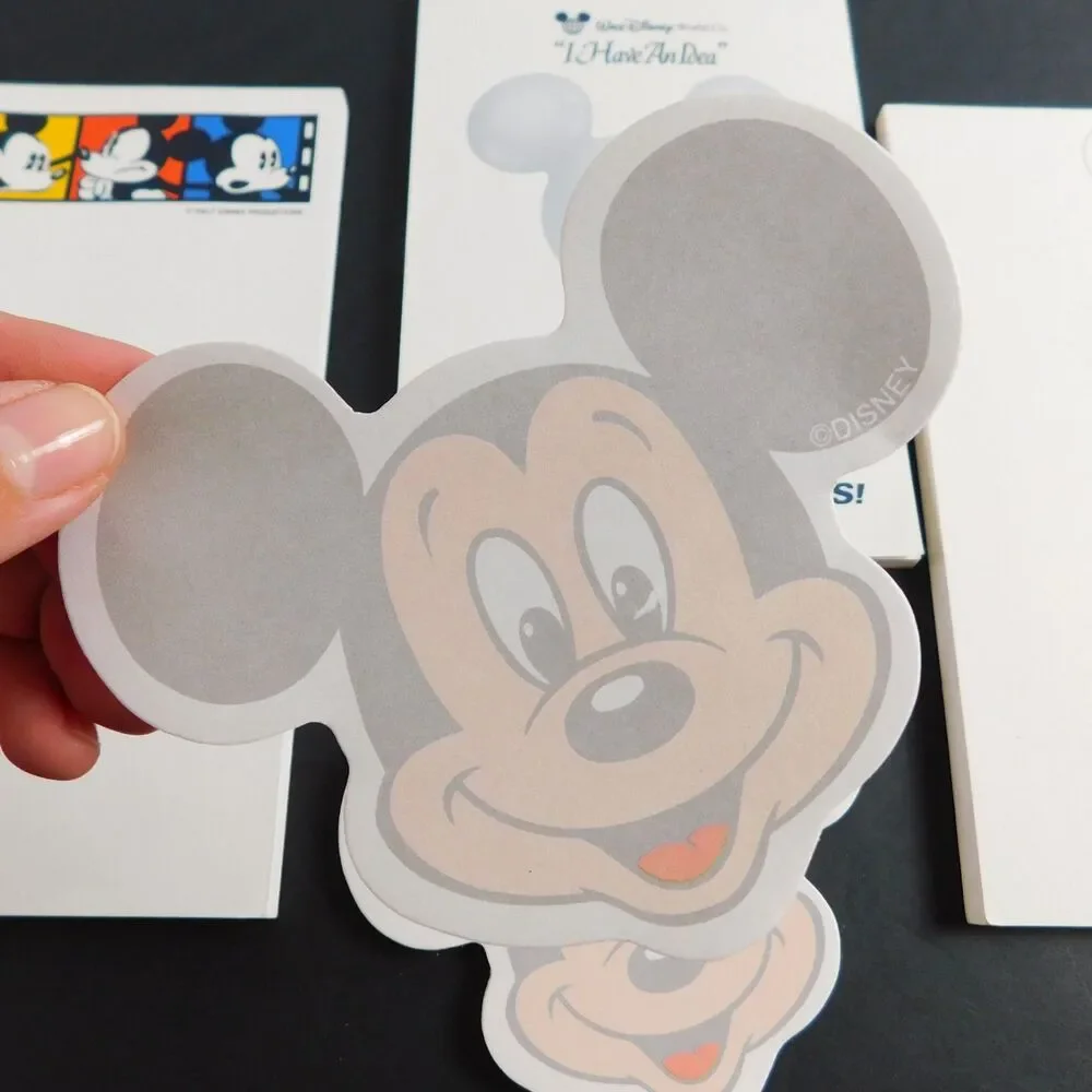 Walt Disney Mickey Mouse Notepads Lot of 4, Contempo, WD World Ears, Stationery